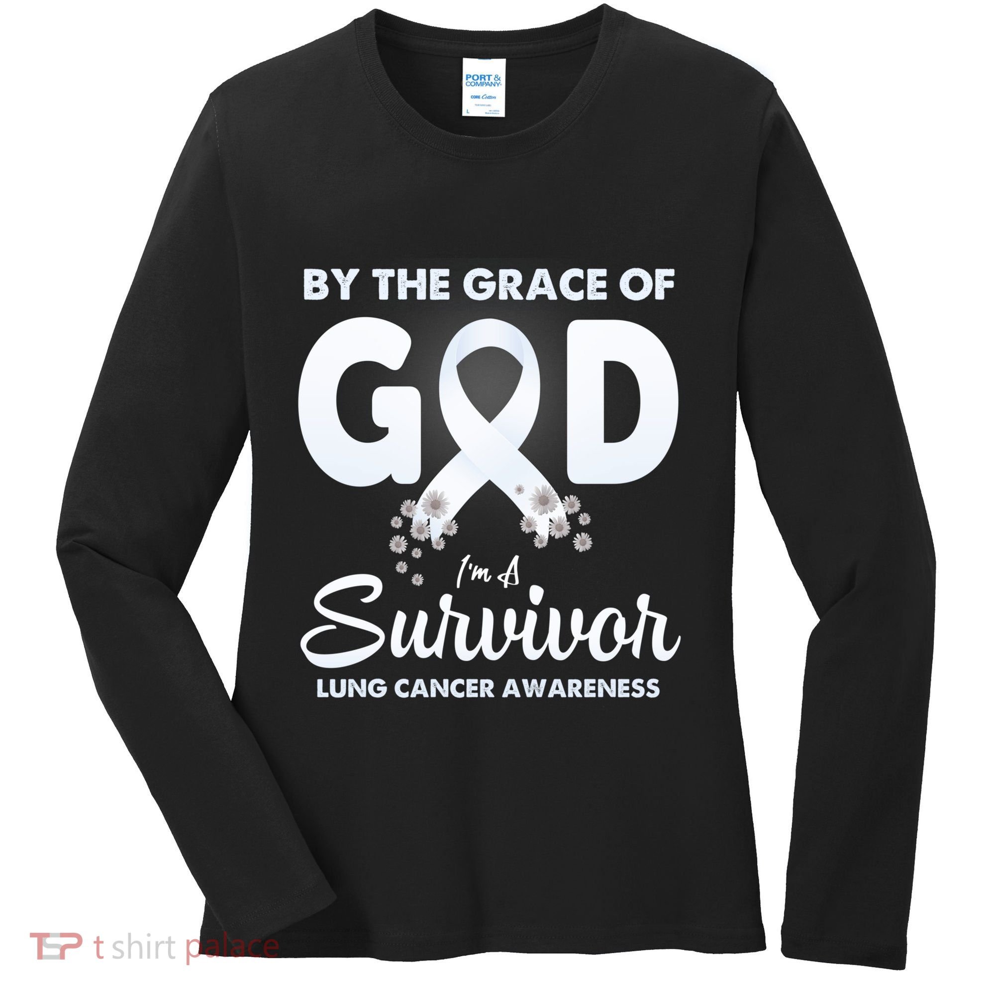 I Am A Survivor Lung Cancer Survivor Women's Long Sleeve Shirt