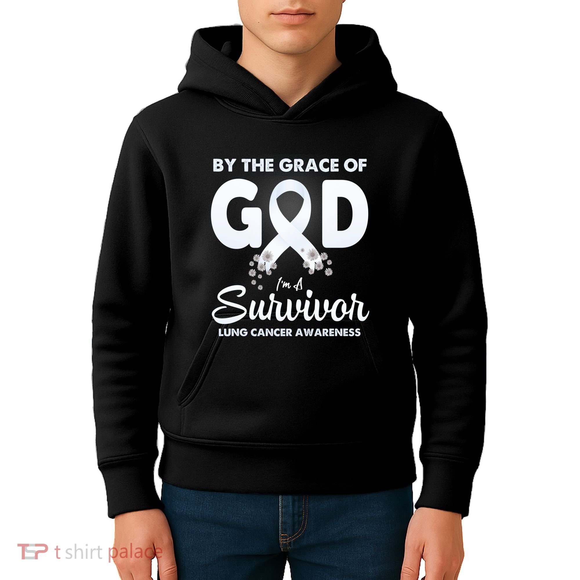 I Am A Survivor Lung Cancer Survivor Kids Hoodie