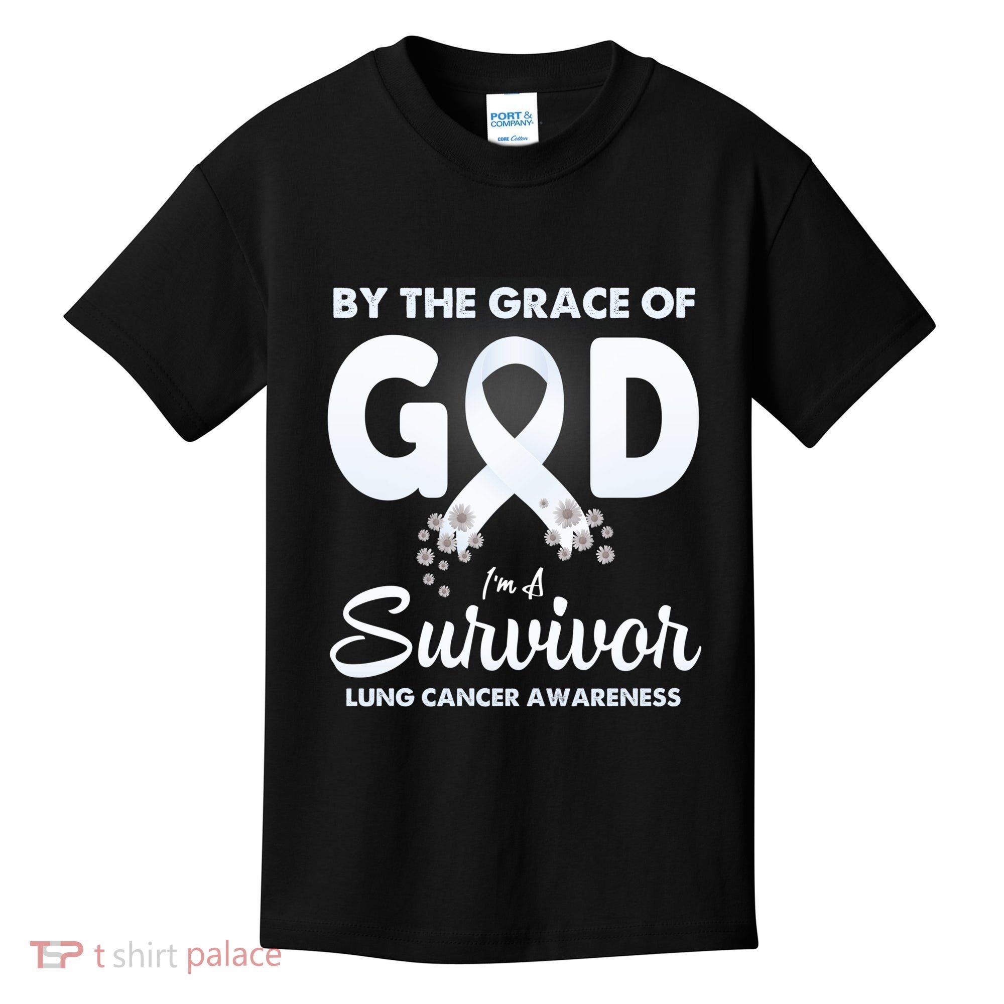 I Am A Survivor Lung Cancer Survivor Kids T-Shirt