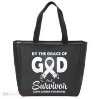 I Am A Survivor Lung Cancer Survivor Tote Bag thumb 0