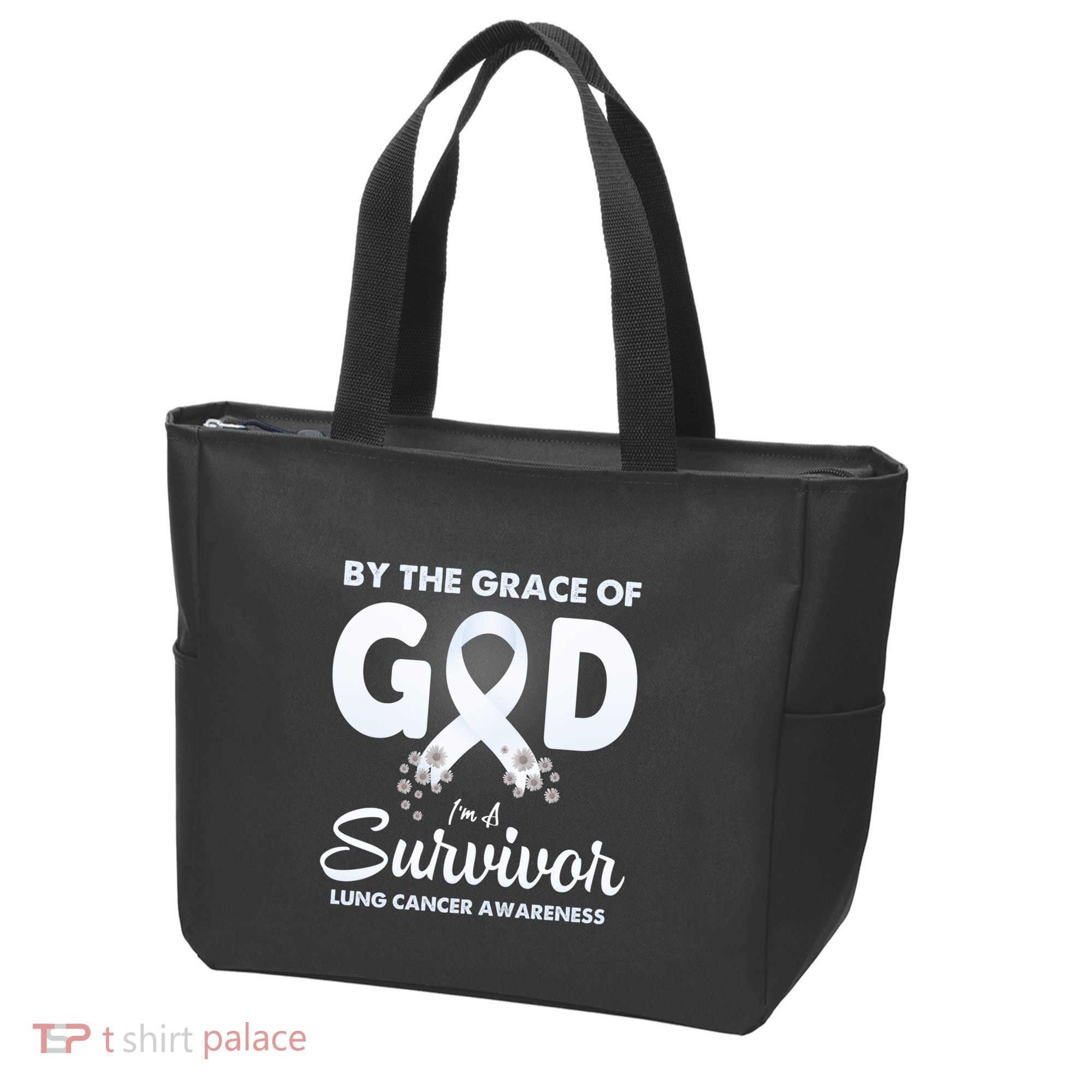 I Am A Survivor Lung Cancer Survivor Tote Bag