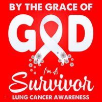 I Am A Survivor Lung Cancer Survivor Santa Hat thumb 1