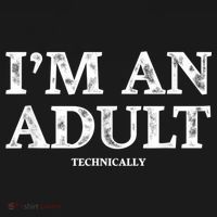 I'm An Adult Technically Funny 18th Birthday Gift Women's Hoodie thumb 2