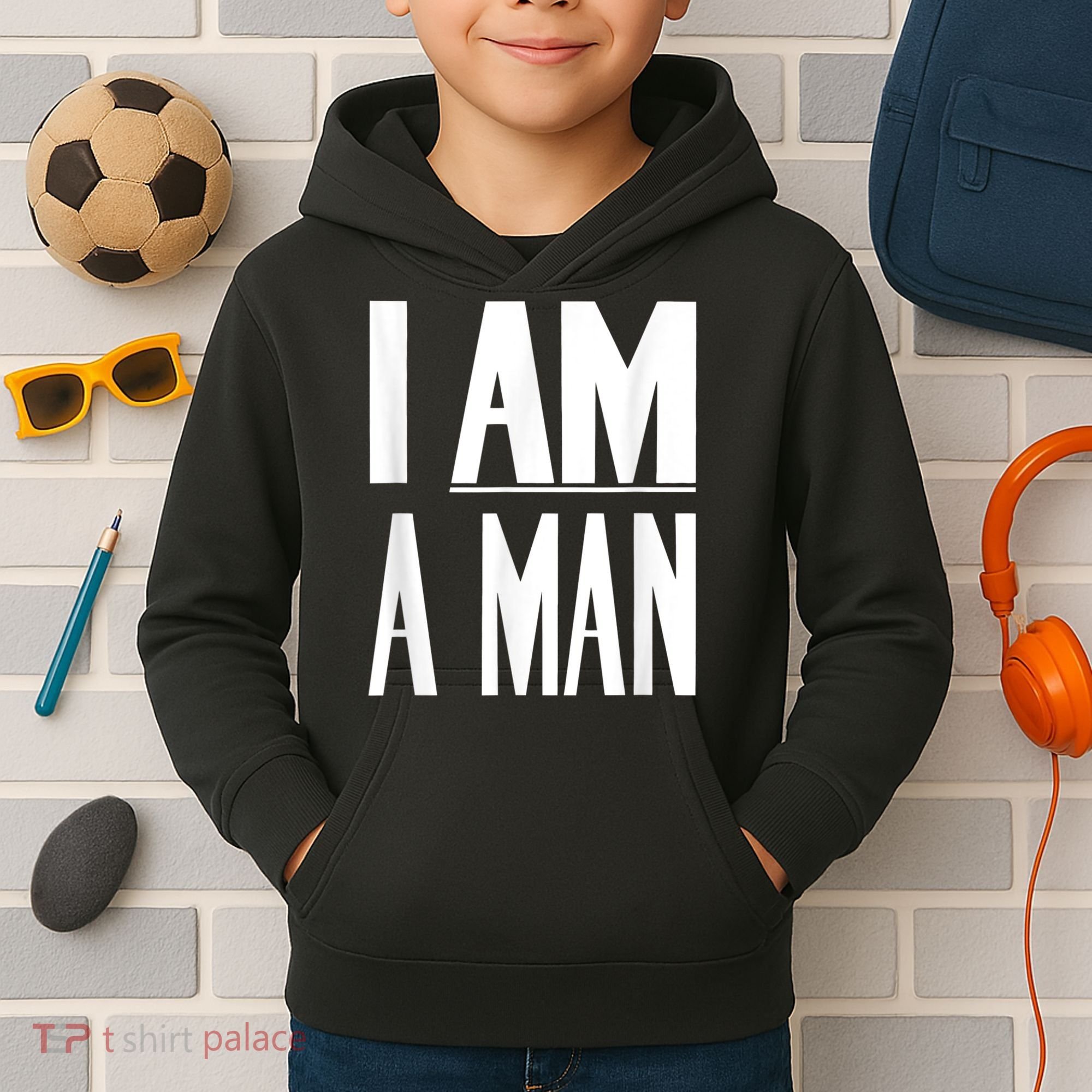 I Am A Man Civil Rights Kids Hoodie