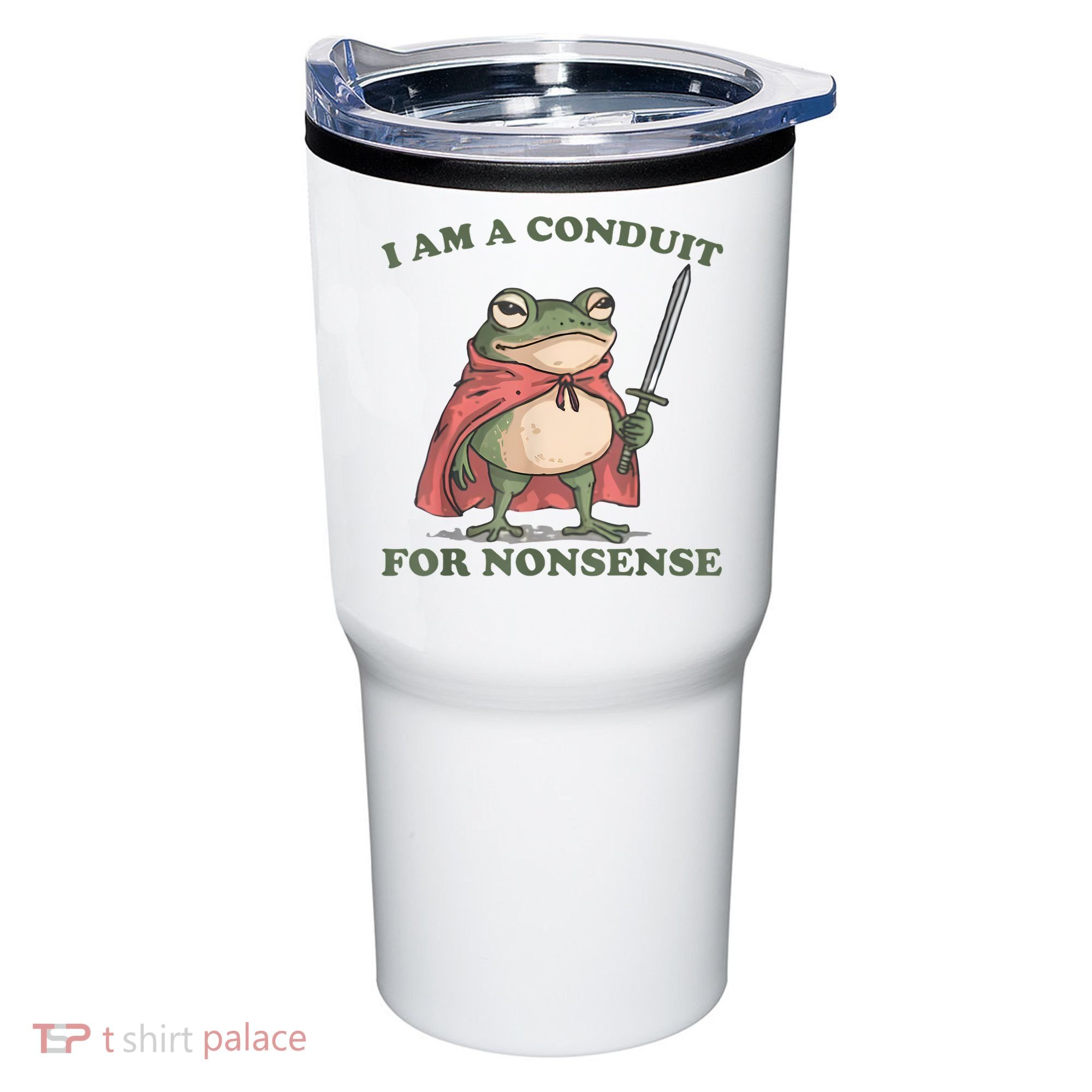 I Am A Conduit For Nonsense Funny Frog Tumbler