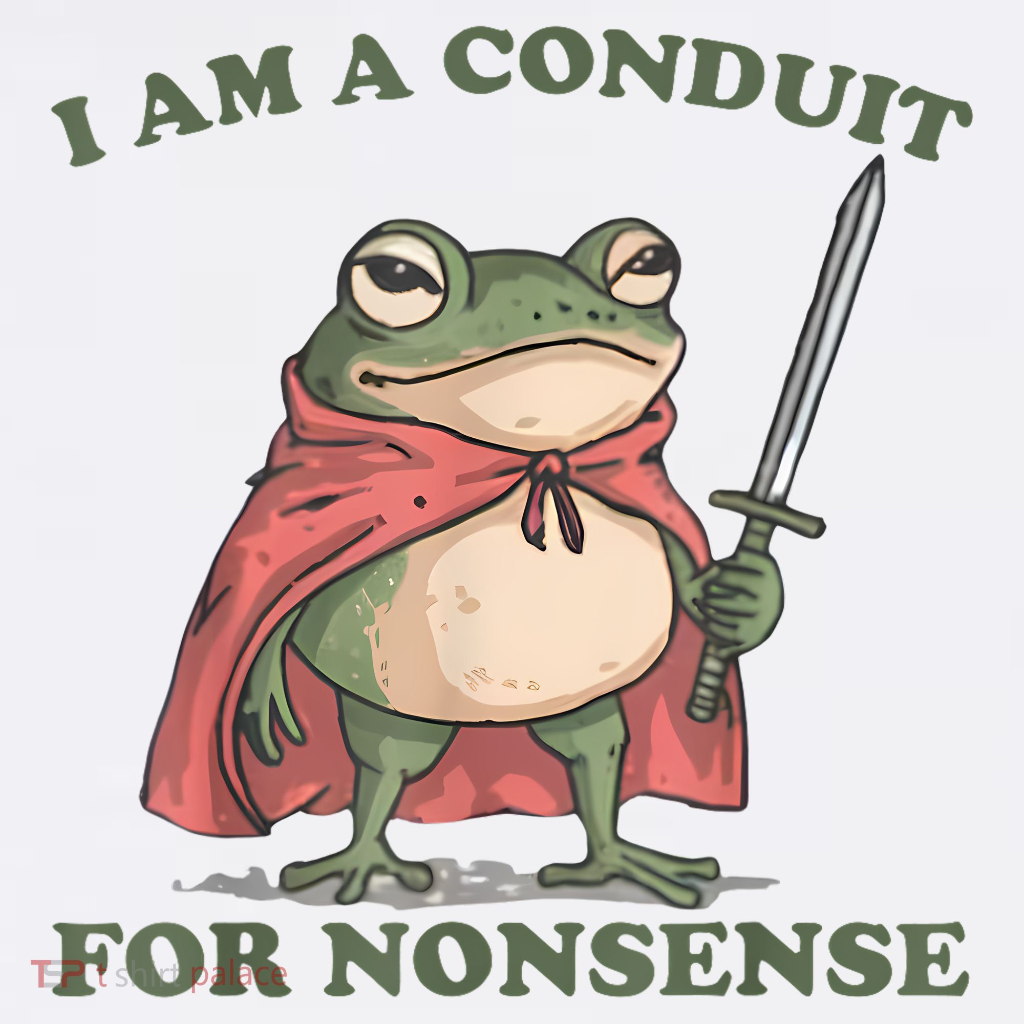 I Am A Conduit For Nonsense Funny Frog Women's Long Sleeve Shirt