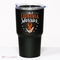 I Am A Leukemia Warrior Leukemia Awareness Month Support Tumbler thumb 0