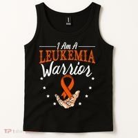 I Am A Leukemia Warrior Leukemia Awareness Month Support Tank Top thumb 2