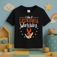 I Am A Leukemia Warrior Leukemia Awareness Month Support Toddler T-Shirt thumb 3
