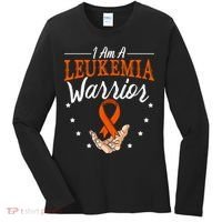 I Am A Leukemia Warrior Leukemia Awareness Month Support Women's Long Sleeve Shirt thumb 0