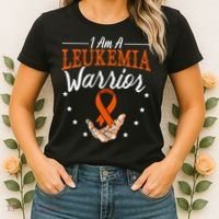 I Am A Leukemia Warrior Leukemia Awareness Month Support Women's T-Shirt thumb 2