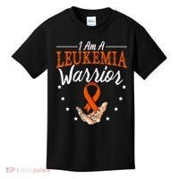 I Am A Leukemia Warrior Leukemia Awareness Month Support Kids T-Shirt thumb 0