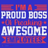 I Am A Proud Boss Of Freaking Awesome Employees Gift Baby Bodysuit thumb 2
