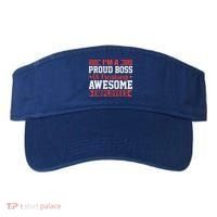 I Am A Proud Boss Of Freaking Awesome Employees Gift Visor thumb 0