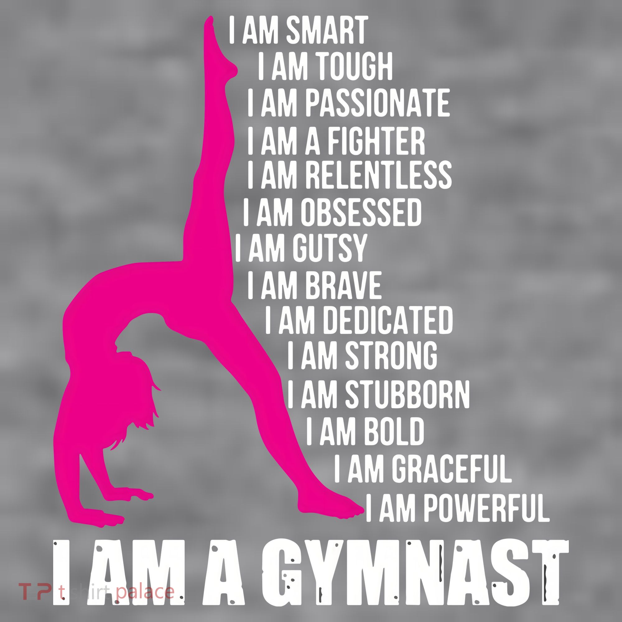 I Am A Gymnast Funny Handstand Gymnastics Gift Women Girl Women's Racerback Cropped Tank