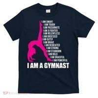 I Am A Gymnast Funny Handstand Gymnastics Gift Women Girl T-Shirt thumb 0