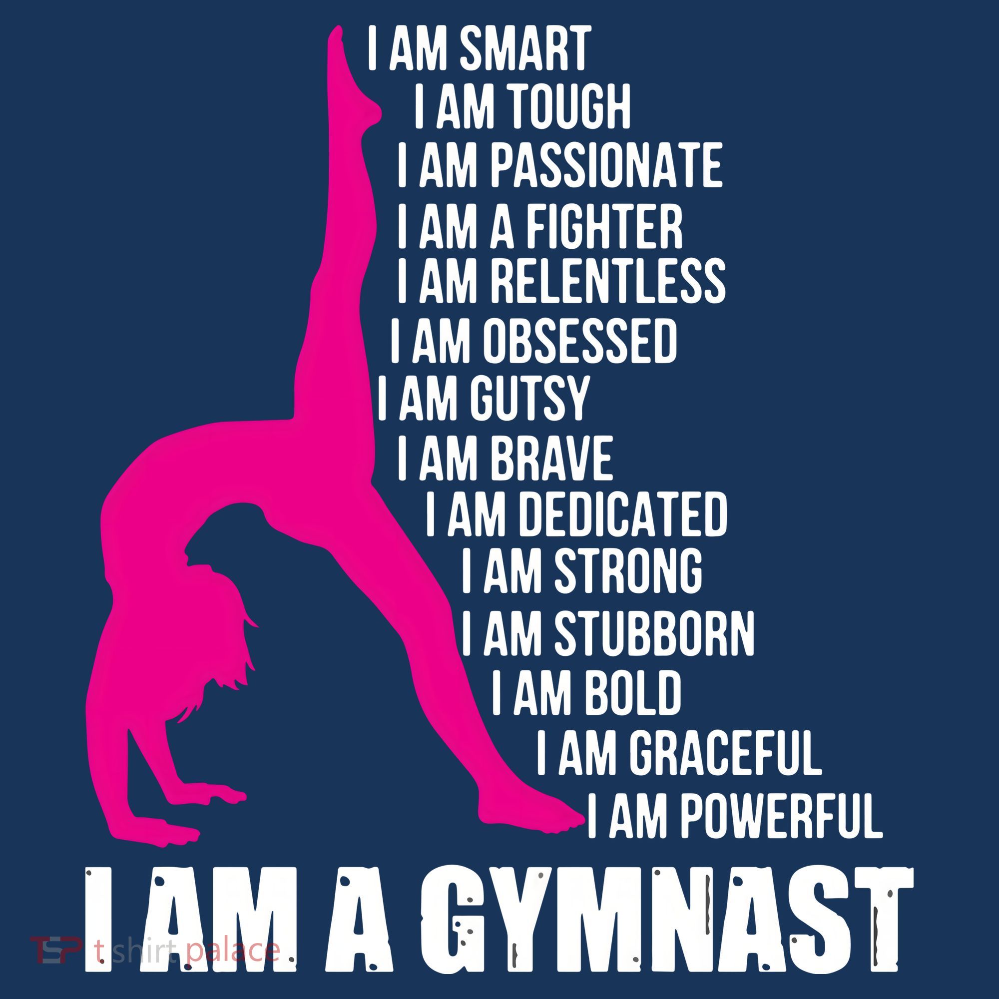I Am A Gymnast Funny Handstand Gymnastics Gift Women Girl T-Shirt