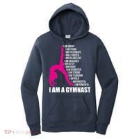 I Am A Gymnast Funny Handstand Gymnastics Gift Women Girl Women's Hoodie thumb 0