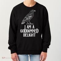 I Am A Goddamned Delight God Damned Funny Quote Women's Sweatshirt thumb 0