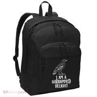 I Am A Goddamned Delight God Damned Funny Quote Port Authority Basic Backpack thumb 0