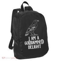 I Am A Goddamned Delight God Damned Funny Quote Port Authority Crush Ripstop Backpack thumb 0
