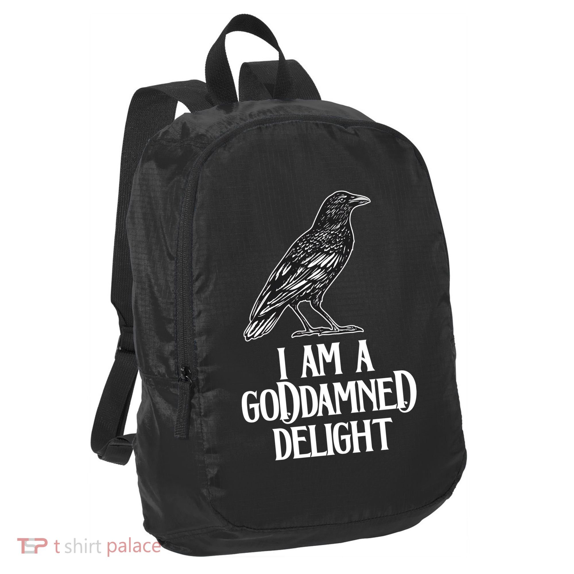 I Am A Goddamned Delight God Damned Funny Quote Port Authority Crush Ripstop Backpack