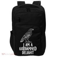 I Am A Goddamned Delight God Damned Funny Quote Impact Tech Backpack thumb 0