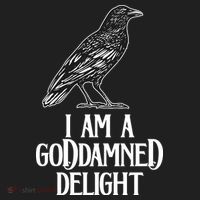I Am A Goddamned Delight God Damned Funny Quote Adult Drive Performance Visor thumb 2
