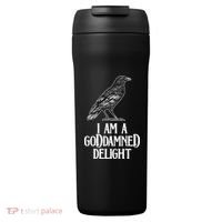 I Am A Goddamned Delight God Damned Funny Quote 24oz Duet Stainless Steel Tumbler thumb 0