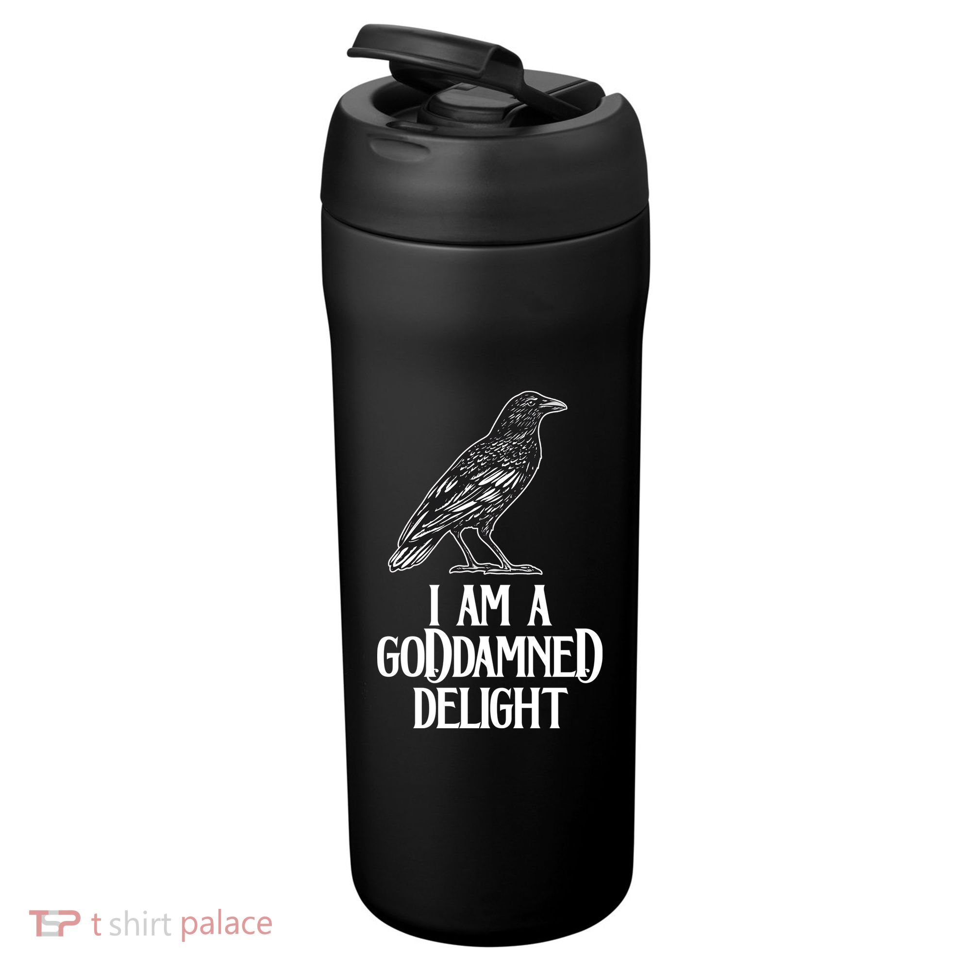 I Am A Goddamned Delight God Damned Funny Quote 24oz Duet Stainless Steel Tumbler