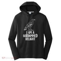 I Am A Goddamned Delight God Damned Funny Quote Performance Fleece Hoodie thumb 0
