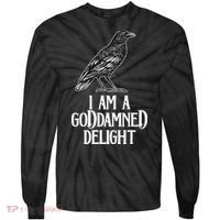 I Am A Goddamned Delight God Damned Funny Quote Tie-Dye Long Sleeve Shirt thumb 0