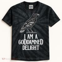 I Am A Goddamned Delight God Damned Funny Quote Kids Tie-Dye T-Shirt thumb 0