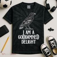 I Am A Goddamned Delight God Damned Funny Quote Kids Tie-Dye T-Shirt thumb 2