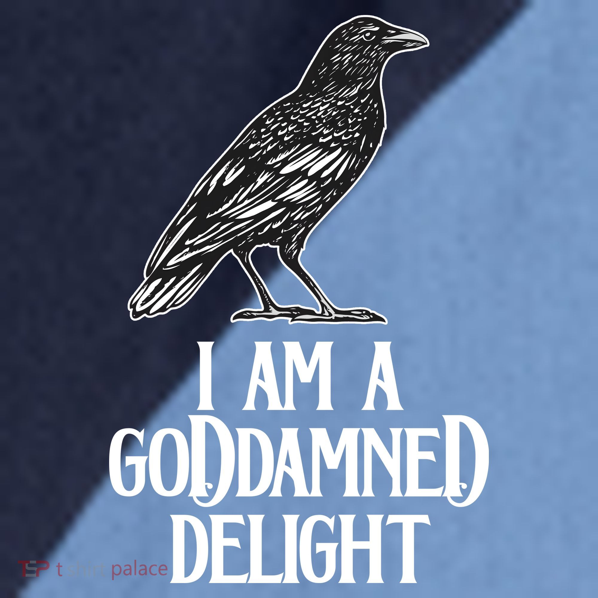 I Am A Goddamned Delight God Damned Funny Quote Raglan Baseball Sleeve Shirt