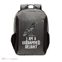 I Am A Goddamned Delight God Damned Funny Quote Vector Backpack thumb 0