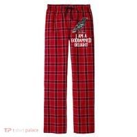 I Am A Goddamned Delight God Damned Funny Quote Men's Flannel Plaid Pajama Pants thumb 0