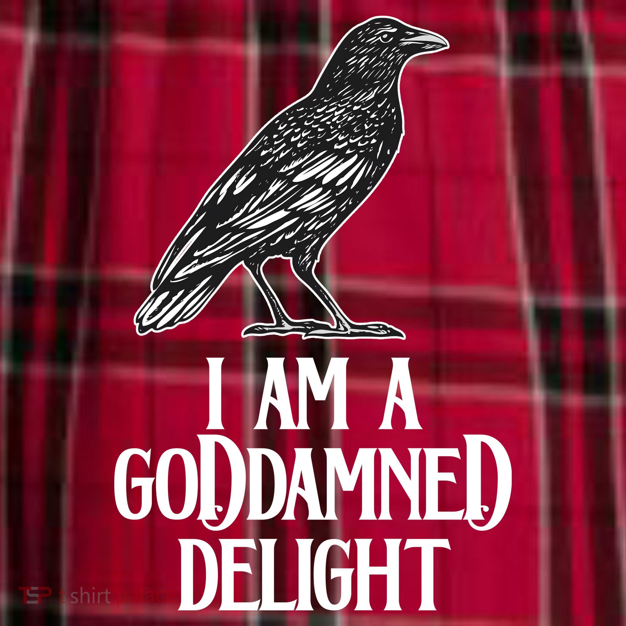I Am A Goddamned Delight God Damned Funny Quote Men's Flannel Plaid Pajama Pants
