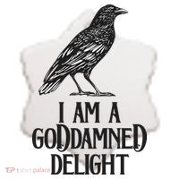 I Am A Goddamned Delight God Damned Funny Quote Ceramic Ornament thumb 2