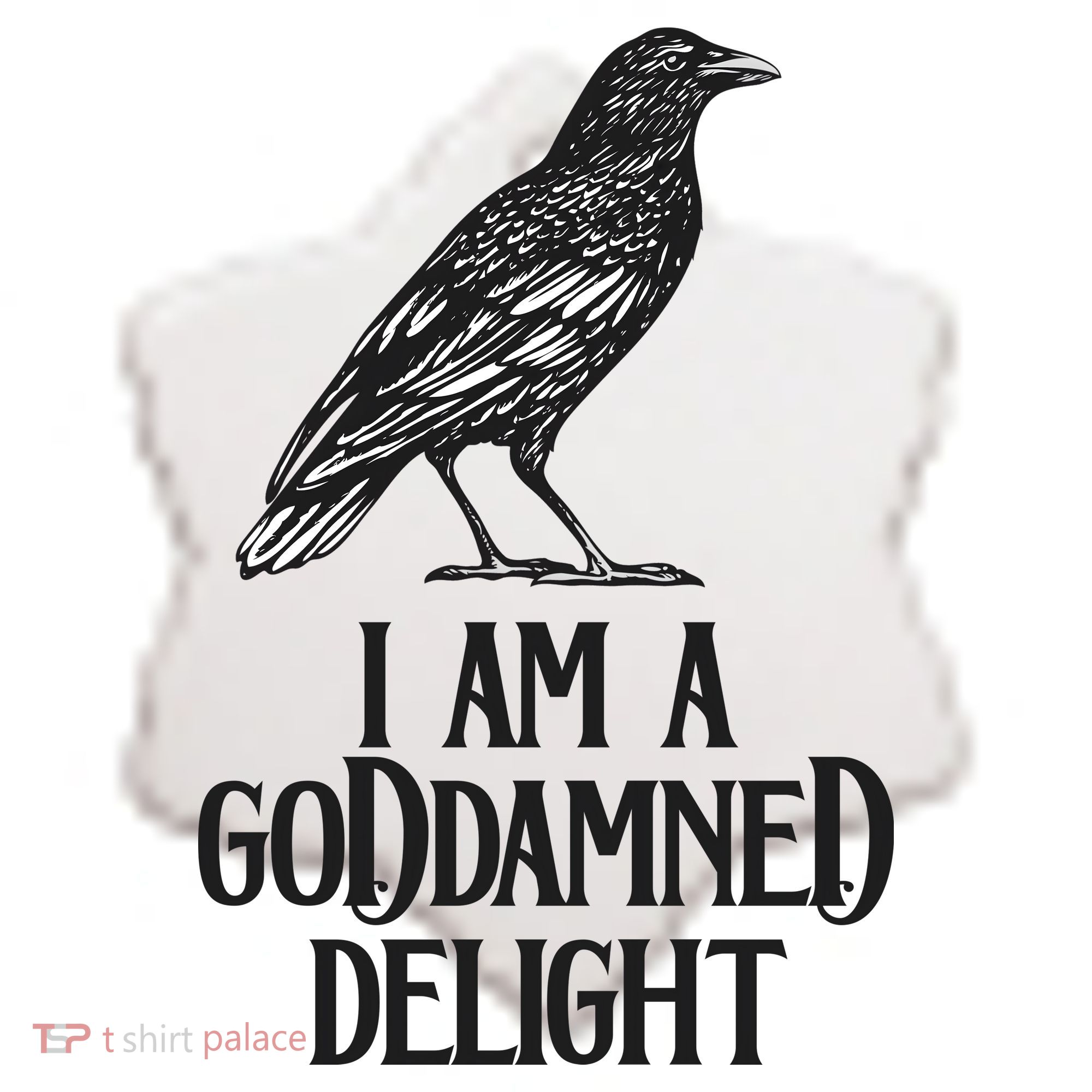 I Am A Goddamned Delight God Damned Funny Quote Ceramic Ornament