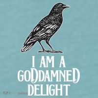 I Am A Goddamned Delight God Damned Funny Quote Sueded Cloud Jersey T-Shirt thumb 2