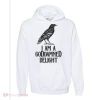 I Am A Goddamned Delight God Damned Funny Quote Comfort Colors Garment-Dyed Hooded Sweatshirt thumb 0