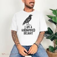 I Am A Goddamned Delight God Damned Funny Quote Comfort Colors T-Shirt thumb 3