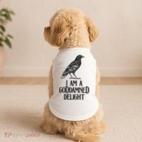 I Am A Goddamned Delight God Damned Funny Quote Doggie Tank thumb 2