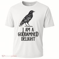 I Am A Goddamned Delight God Damned Funny Quote Cooling Performance Crew T-Shirt thumb 0