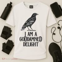 I Am A Goddamned Delight God Damned Funny Quote Cooling Performance Crew T-Shirt thumb 3