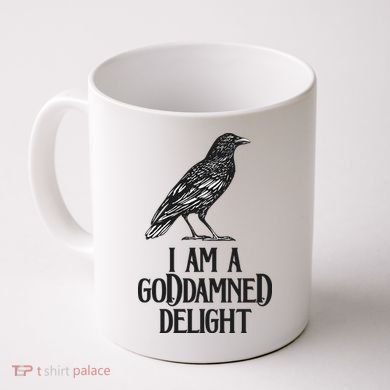 I Am A Goddamned Delight God Damned Funny Quote Coffee Mug