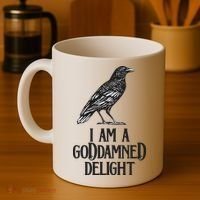 I Am A Goddamned Delight God Damned Funny Quote Coffee Mug thumb 4