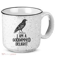 I Am A Goddamned Delight God Damned Funny Quote 15oz Campfire Ceramic Mug thumb 0