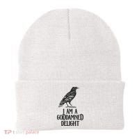 I Am A Goddamned Delight God Damned Funny Quote Beanie thumb 0